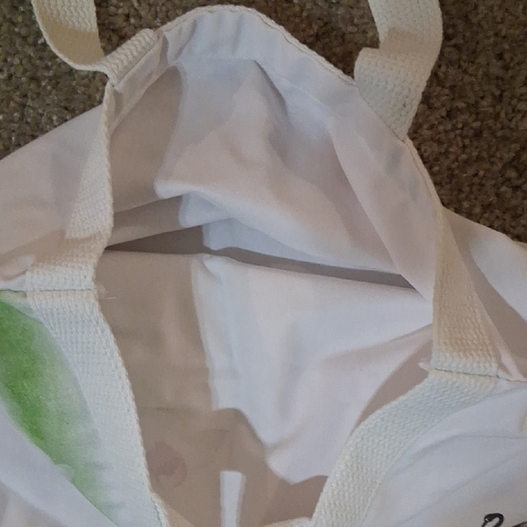 Swarovski White Tote with Floral Accents - Picture 2 of 5